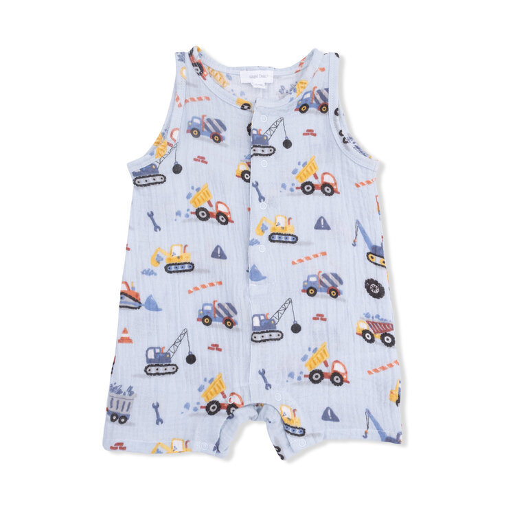 Angel Dear Crayon Construction Shortie Romper