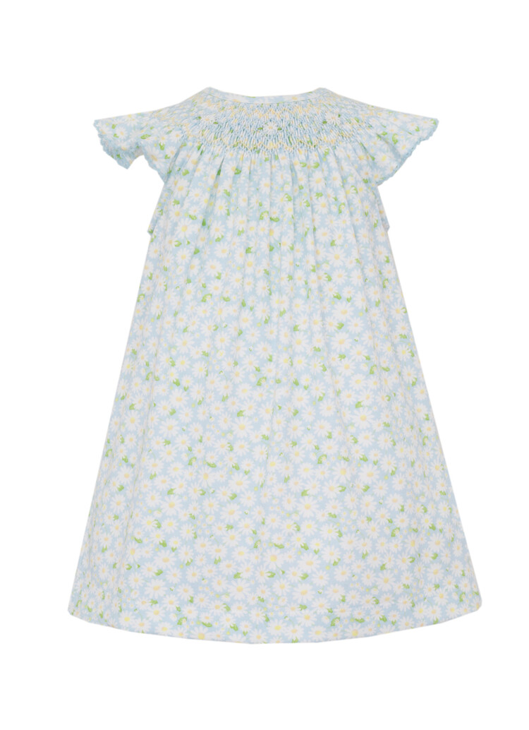 Petit Bebe Spring Daisies Angel Wing Bishop