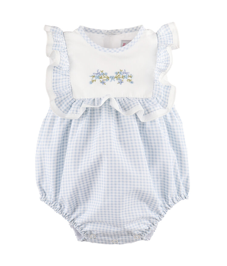 Sophie & Lucas Blue Garden Club Ruffle Bubble