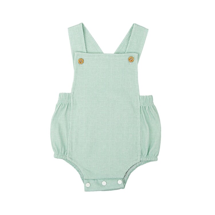 Babidu Green Gingham Boy Bubble