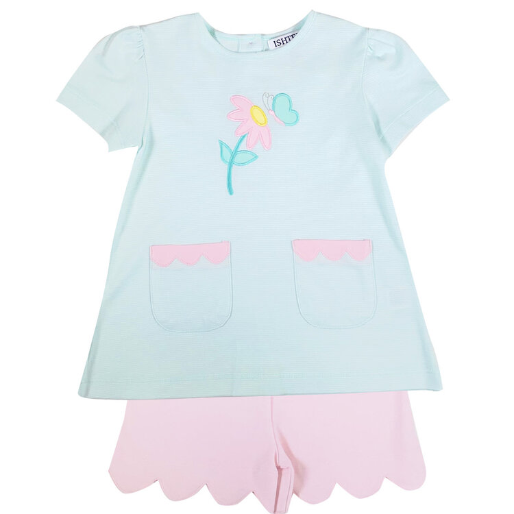 Ishtex Butterfly Short Set