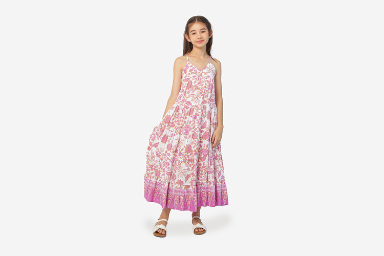 Joyous & Free Lavender Batik Devon Dress