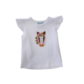 The Smiley Crab Horse Face w/Bow Shirt