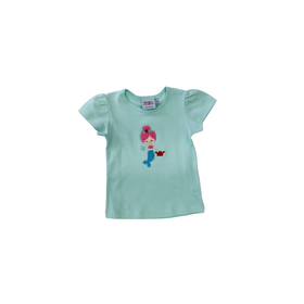 The Smiley Crab Mint Mermaid Shirt