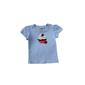 The Smiley Crab Blue Strawberry Cupcake Shirt