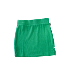 Tenly RIB SIDE SLIT MINI SKIRT SEAWEED
