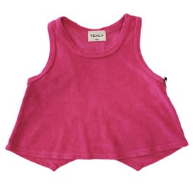 Tenly DRAGONFRUIT TERRY RACERBACK TANK