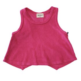 Tenly DRAGONFRUIT TERRY RACERBACK TANK