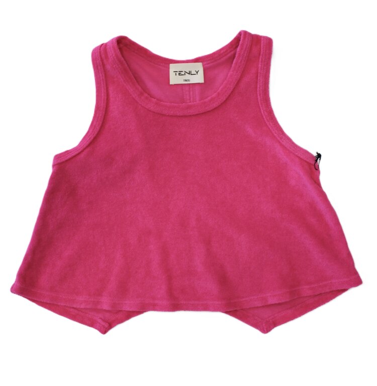 Tenly DRAGONFRUIT TERRY RACERBACK TANK