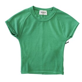 Tenly RIB ATHLETIC SEAWEED RAGLAN TEE