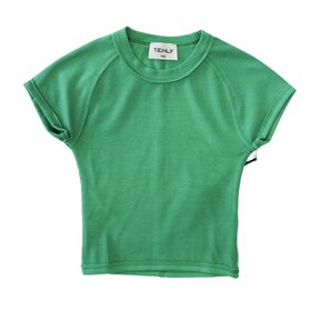 Tenly RIB ATHLETIC SEAWEED RAGLAN TEE