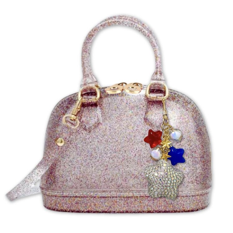 Carrying Kind Cate Multisparkle Purse w/Charm S26