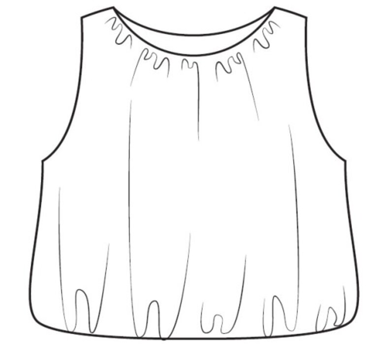 Tenly Pink Guave Grecian Bubble Top