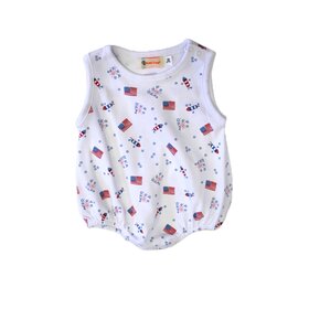 Luigi Kids Boy Patriotic Print Bubble