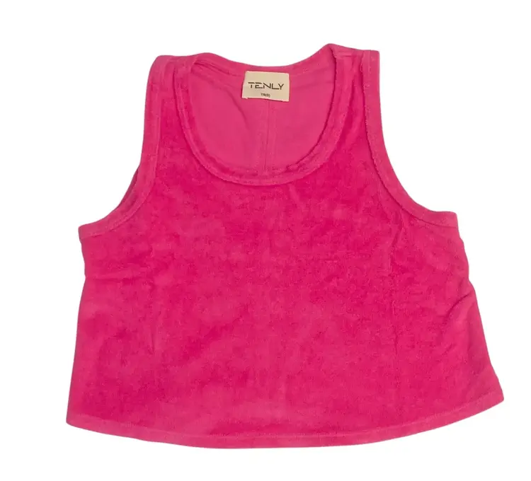 Tenly DRAGONFRUIT TERRY RACERBACK TANK