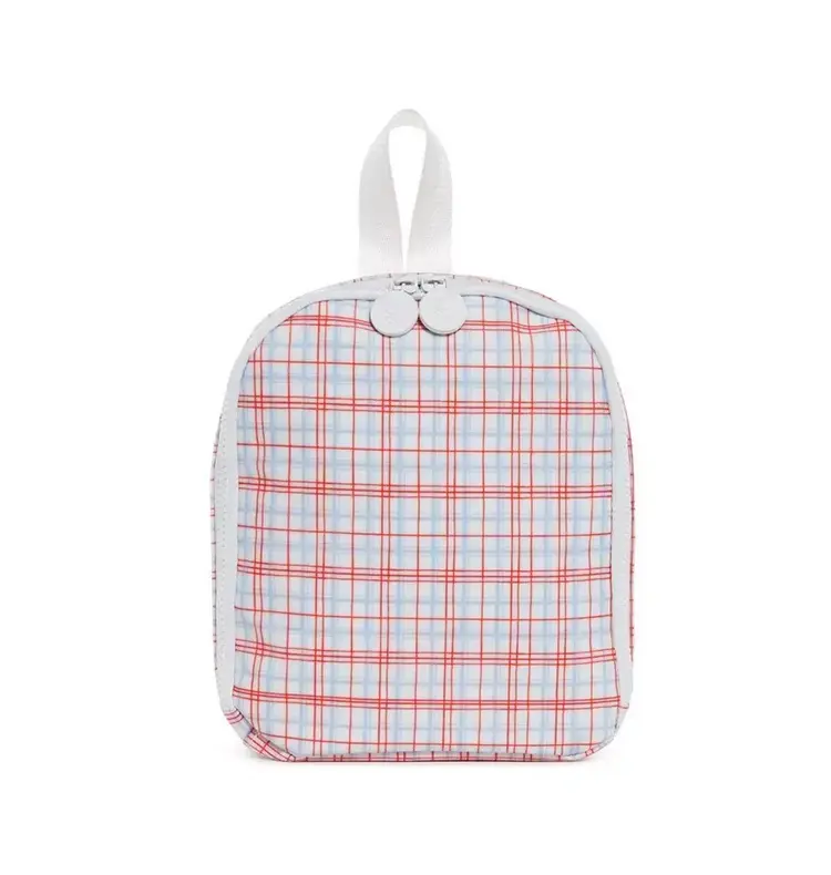 TRVL Design Bring It Lunch Bag-Plaid-