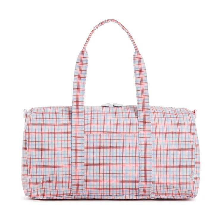 TRVL Design Weekender Duffel Bag-Plaid-