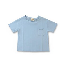Tenly Salwater Taffy Raw Edge Pocket Tee