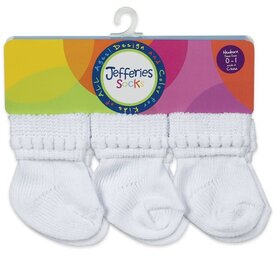 Jefferies Socks White Pom Pom 6 Pack