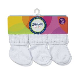 Jefferies Socks White Pom Pom 6 Pack