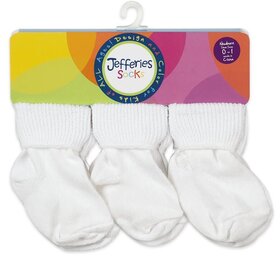 Jefferies Socks White 6 Pack