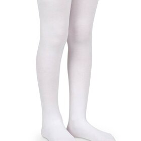 Jefferies Socks White Pima Ctn Tights