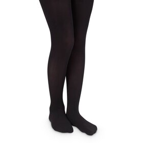 Jefferies Socks Black Pima Cotton Tights