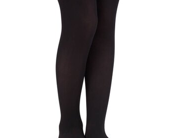 Jefferies Socks Black Pima Cotton Tights