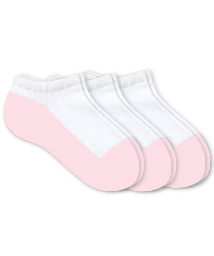 Jefferies Socks White/Pink Sport 3-Pack