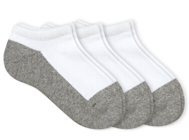 Jefferies Socks White/Grey Sport 3-Pack
