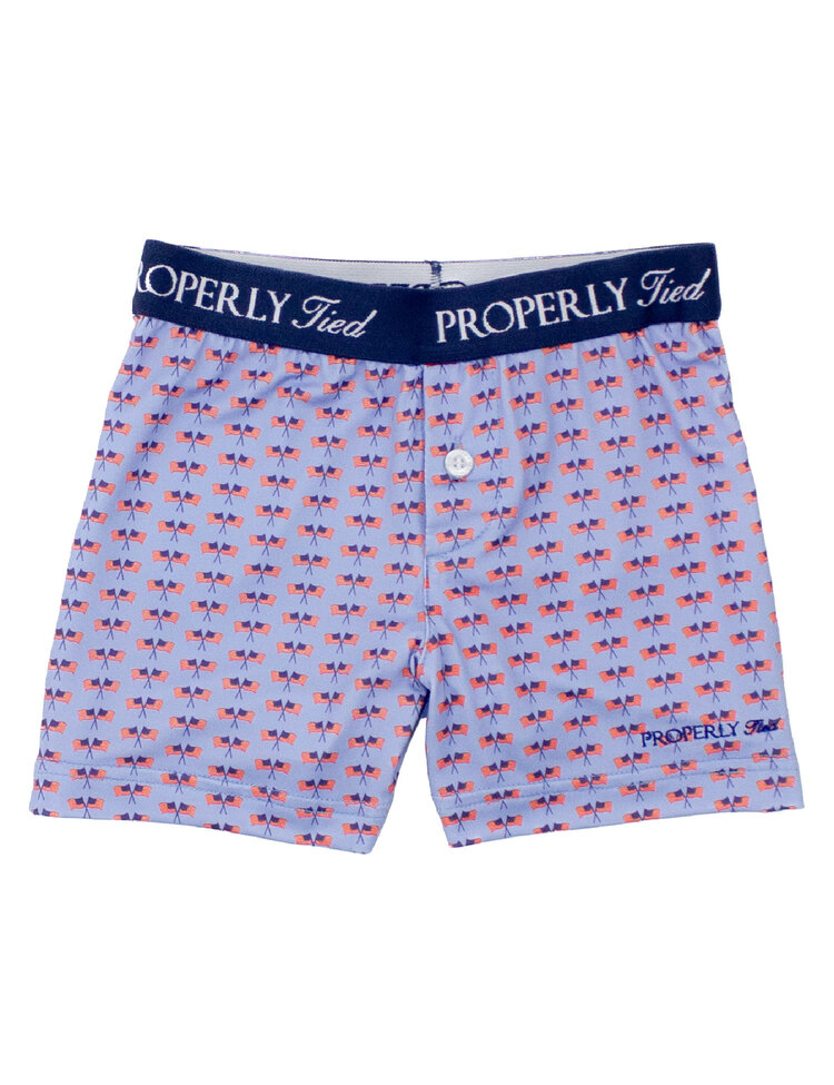 Properly Tied Freedom Flag Inlet Boxer