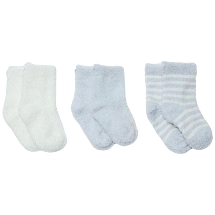 Barefoot Dreams Blue Pearl Infant Socks