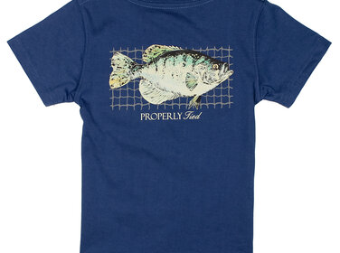 Properly Tied River Blue Crappie SS Shirt