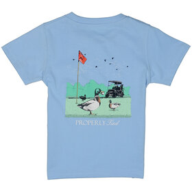 Properly Tied Blue Fowl Play SS Shirt