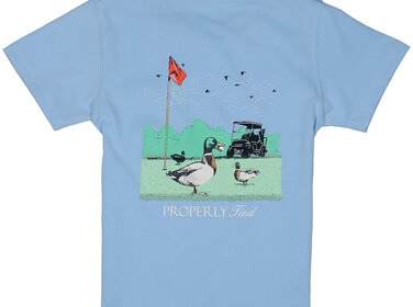 Properly Tied Blue Fowl Play SS Shirt