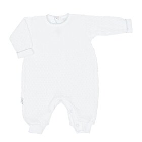 Paty Blue Trim LS Romper