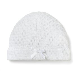 Paty White Sailor Cap w/ Bow