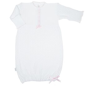 Paty Pink Eyelet Gown