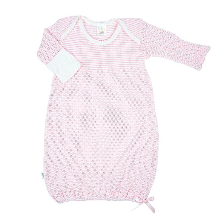 Paty Pink Stripe Day Gown