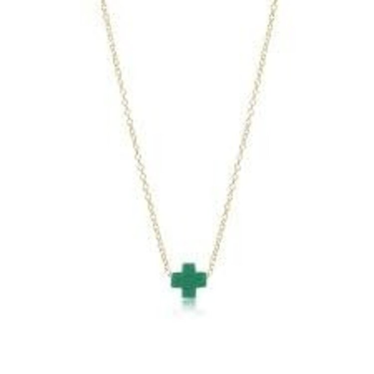 ENewton Signature Cross Necklace 16"