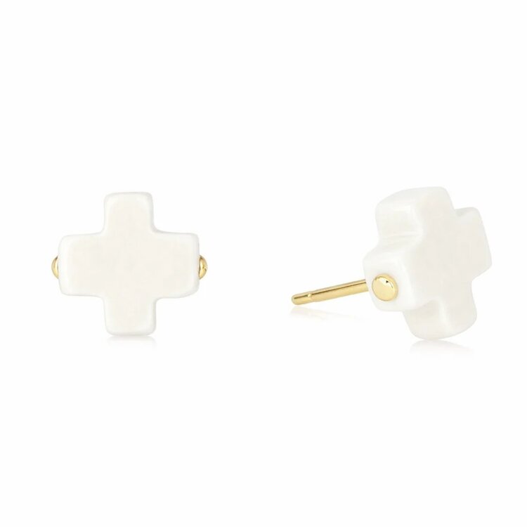 ENewton Signature Cross Stud