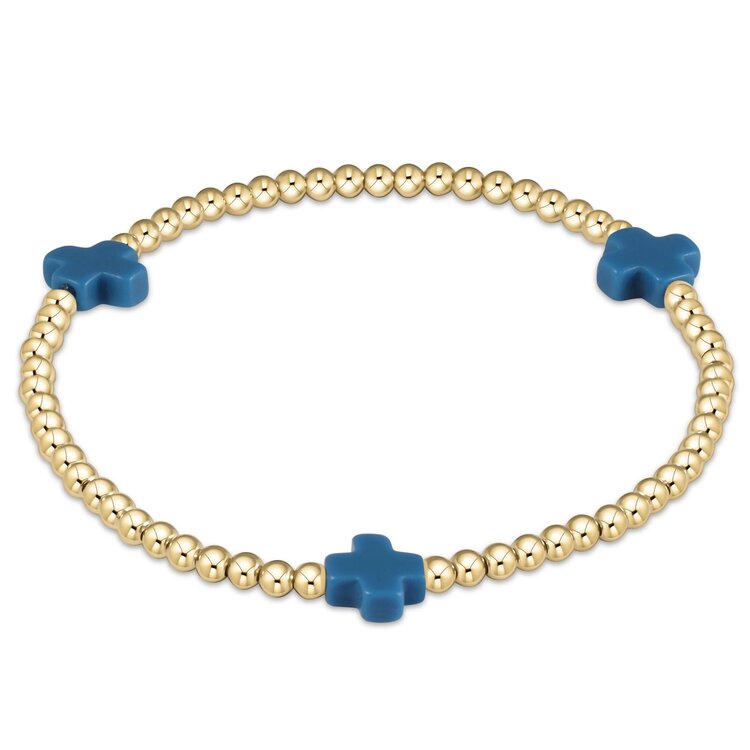 ENewton egirl Signature Cross Gold Bracelet