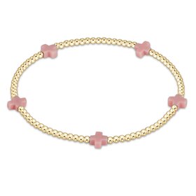ENewton Signature Small Cross 2mm Bracelet