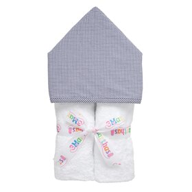 3 Marthas 3 Marthas Hooded Towel - Small Check
