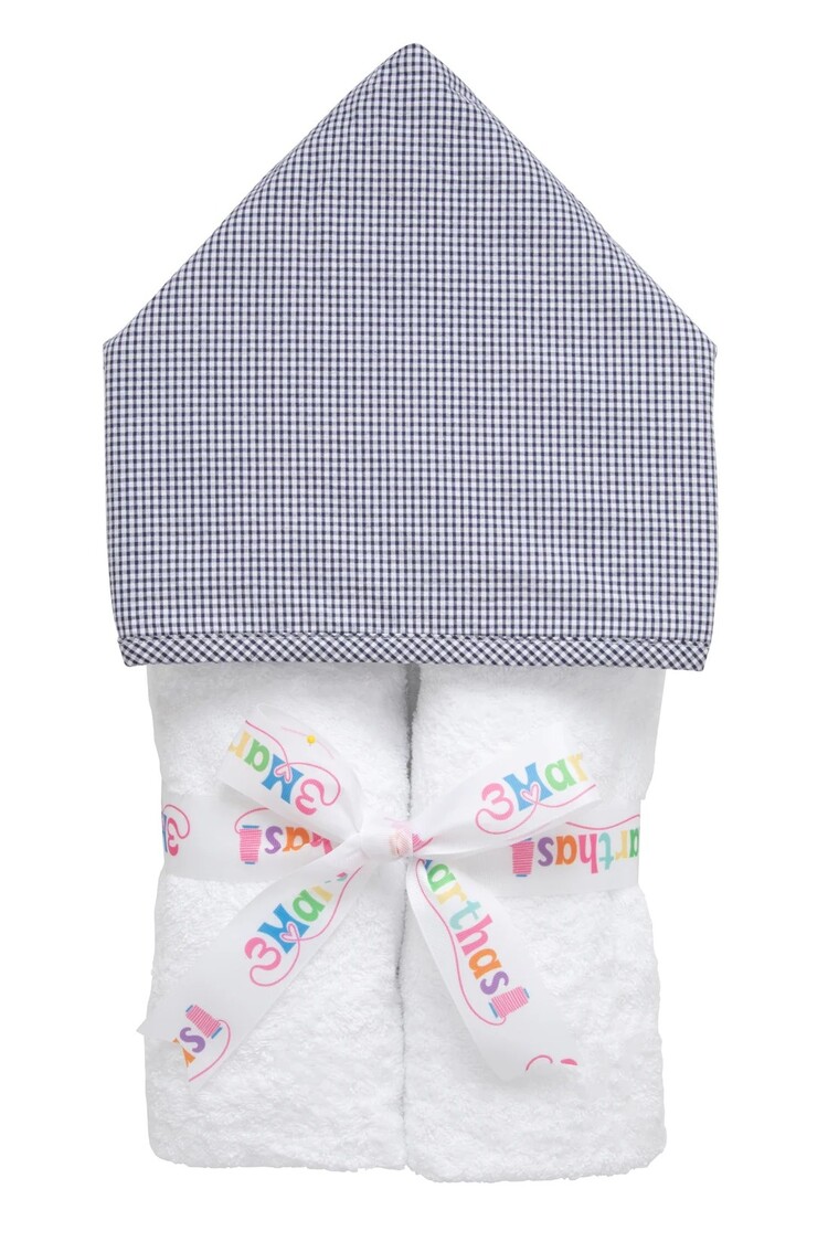 3 Marthas 3 Marthas Hooded Towel - Small Check