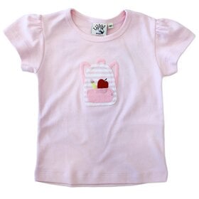 Luigi Kids Pink Backpack Shirt