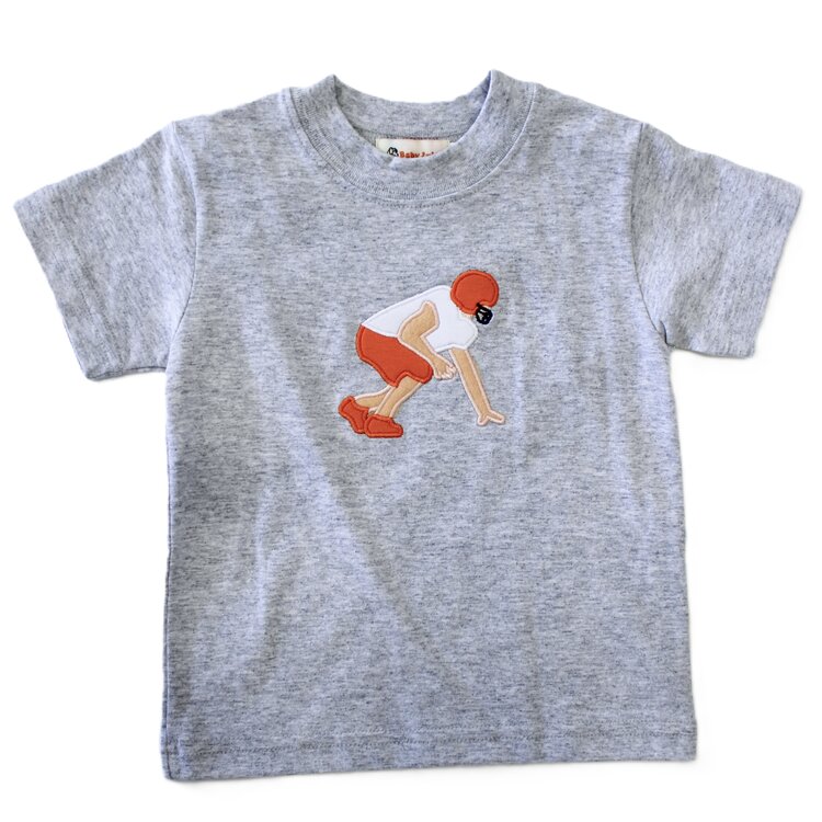 Luigi Kids Grey w/Orange Lineman Shirt