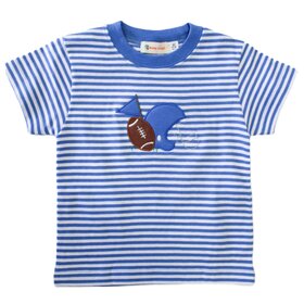 Luigi Kids Blue/White Stripe Football & Helmet Shirt