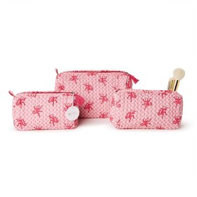 Two's Company Monkey Printed Pouch