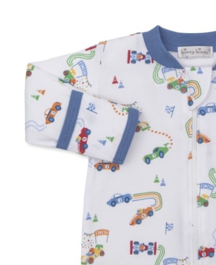 Kissy Kissy Grand Prix Raceway Zip Footie